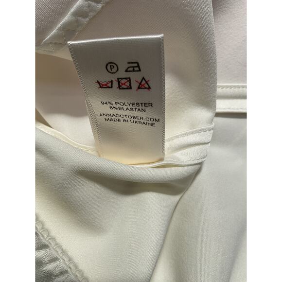 Anna October 'Vivienne' White Polyester Mini Dress Size S - Picture 5 of 5